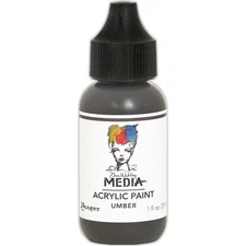 MDQ54115 Heavy Body Acrylic Paint, 1oz, Umber, Artist Grade, Craft, Art