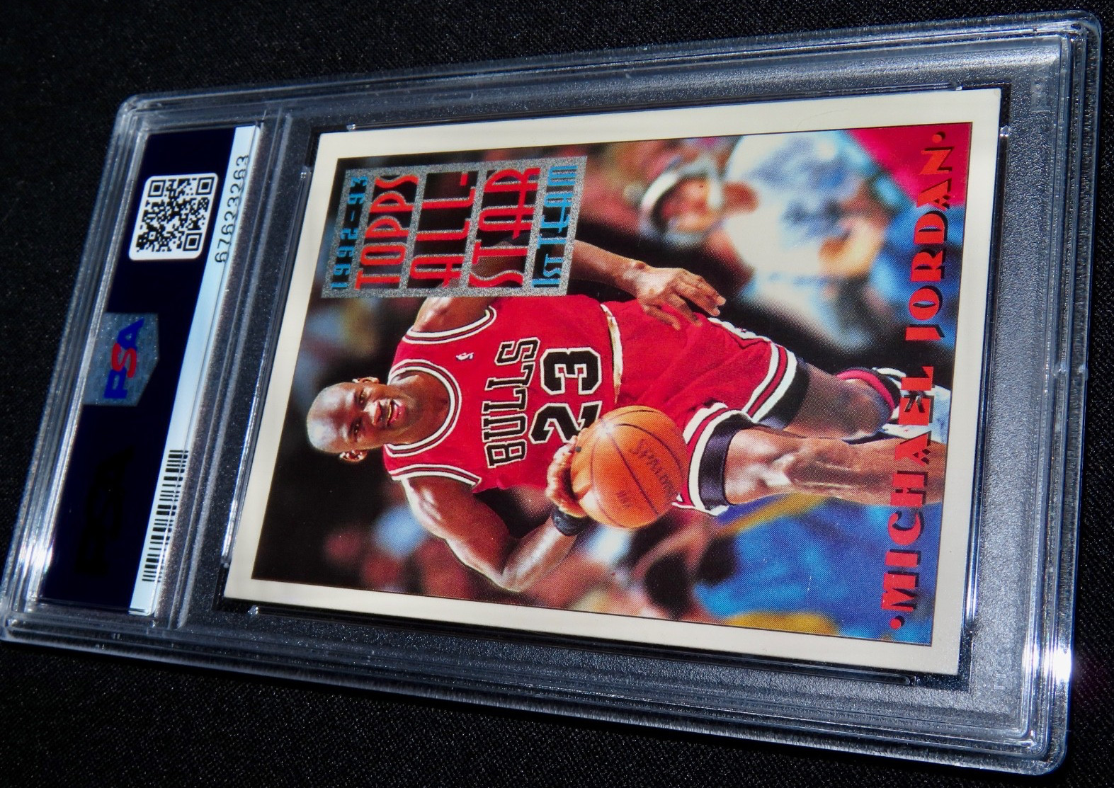 1993 TOPPS MICHAEL JORDAN AUTO SIGNED PSA/DNA 10 GEM MINT #101 PSA 4 VG-EX !!!! view 22