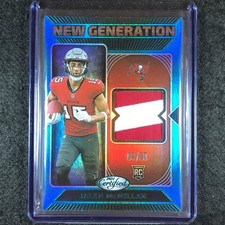 2024 Certified Football JALEN MCMILLAN New Generation Rookie Patch Teal 8/50