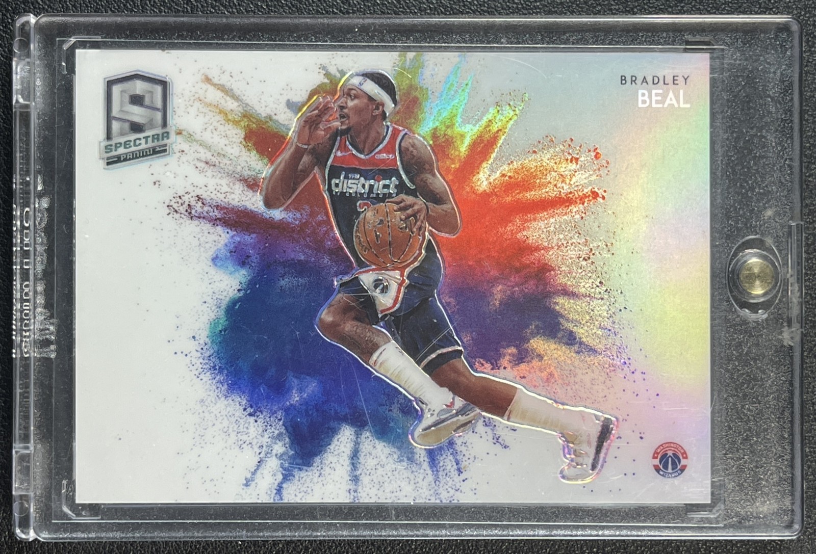 BRADLEY BEAL 2019-20 PANINI SPECTRA #21 COLOR BLAST PRIZM SSP WIZARDS