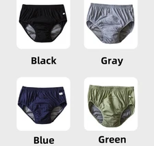 3 Pack Adult Washable Incontinence Underwear Diaper Pants Reusable Leak-proof