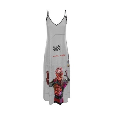 Luxus Designer Seiden Slip-Kleid Limited Edition F1 Verstappen Sale UVP: 499 ,S