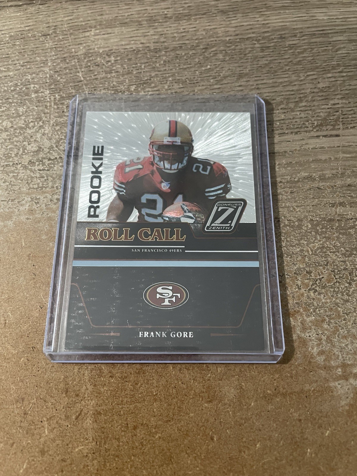 Frank Gore Zenith Rookie Roll Call #RC12 Silver