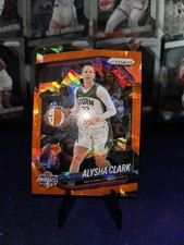 Alysha Clark Orange Ice Prizm #129 2025 Panini Prizm WNBA Washington Mystics
