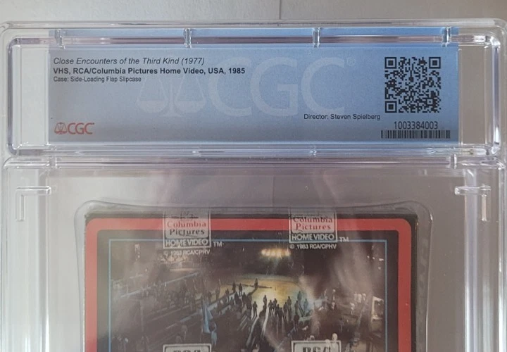 Close Encounters Of The Third Kind VHS Graded by CGC 9.6 Waterfall Watermarks - Image 4 of 4