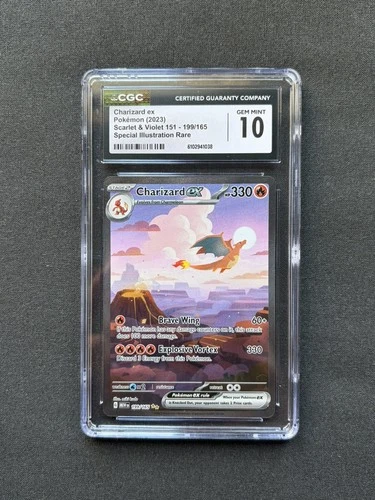Charizard EX 199/165 Special Illustration Rare Pokemon CGC 10 Gem Mint