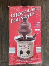 3 Ebenen Elektrischer Schokoladenbrunnen Fondue Set Mini Schmelzmaschine für Partys
