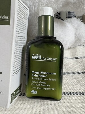 ORIGINS Mega-Mushroom Skin Relief Advanced Face Serum 1.7 oz 50ml
