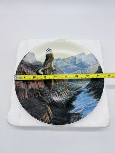 W.S. GEORGE LIMITED EDITION COLLECTORS PLATE CANYON CLIMB 2081A 8” EAGLE 1993 - Picture 6 of 6