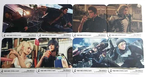 Final Fantasy XV Vol.6 Coaster Noctis Prompto Ignis Gladiolus Ravus Lunafrena JP