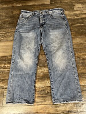 Vintage American Eagle Jeans Men 36x28 Loose Fit Light Wash Vintage American Eagle Jeans Men 36x28 Loose Fit Light Wash