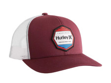 HURLEY MAROON PACIFIC PATCH HAT SNAPBACK HIHM0054 613