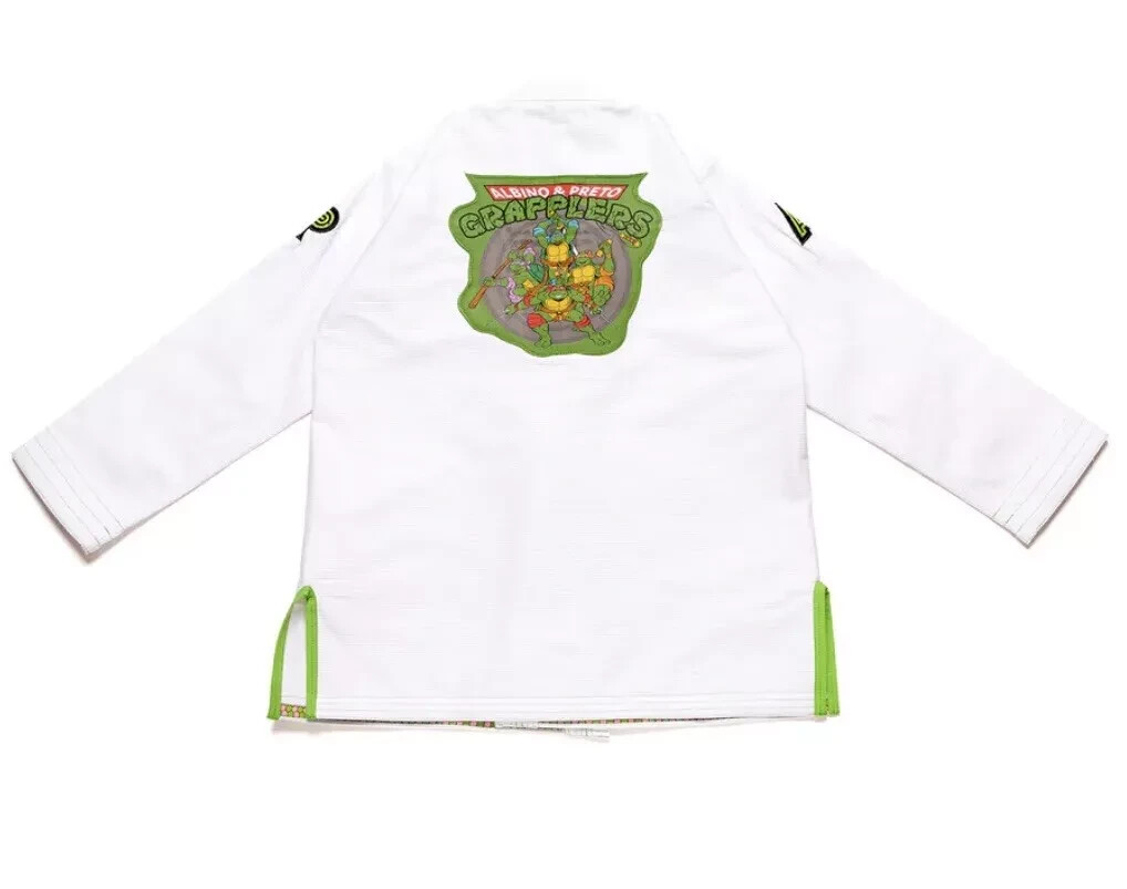 ALBINO & PRETO RVCA BJJ KIMONOS White Model TMNT 76 BATCH