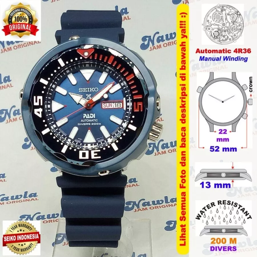 Klemme Valg flyde Brand New Seiko PADI SRPA83K1 Automatic Divers 200M Special Edition SRPA83  | eBay