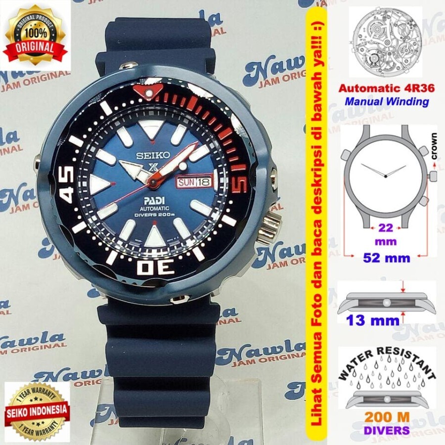 Brand New Seiko PADI SRPA83K1 Automatic Divers 200M Special Edition SRPA83
