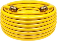100FT Flexible Stainless Steel Gas Hose for Natural Gas, Propane, 150,000 BTU