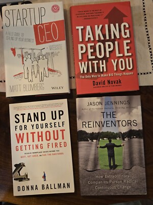 Startup CEO, Taking People With You,  The Reinventors, Stand Up For Yourself...