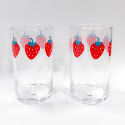 Ai Yazawa Exhibition ALL TIME BEST NANA Strawberry Pair Glass with