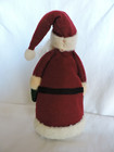 Fabric Santa with Weighted Bottom Holding Garland Between Hands — photo 3