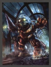 Bioshock 1 Xbox 360 PC PS3 2007 Gioco Promo Pubblicità Wall Art Print Poster - Lucido (B)