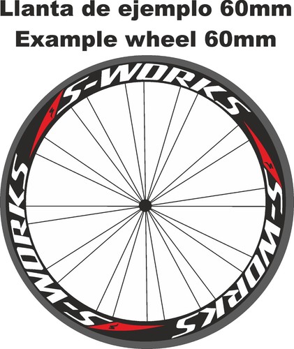Pegatinas llantas s works stickers decals adhesivos calcas ruedas bici eBay