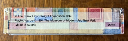 Frank Lloyd Wright Saguaro Forms MOMA Playing Cards 2 Decks w/Box Vintage 1994 - Picture 3 of 7