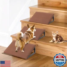 LitaiL Dog Ramp for Stair, Metal Dog Stair Ramps for Small Medium Large Dogs/