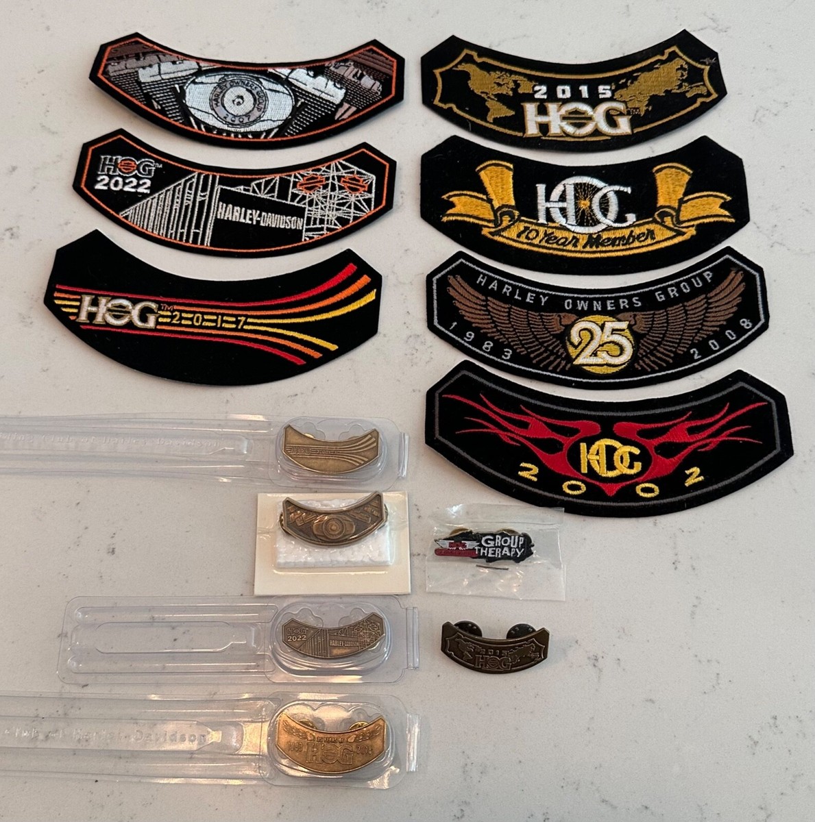 HOG Harley Owners Group ハーレーダビッドソン ワッペン Harley Owners Group Motorcycle HOG Pins & Patches | eBay
