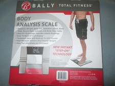 NIB Bally Total Fitness Body Analysis Scale Weight, Body Fat, Hydration, etc.