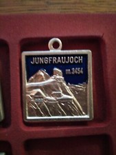 MEDAGLIA MEDAGLIETTA ALPINISMO JUNGFRAUJOCH CM 3 FUNIVIA PICOZZA ECC A RETRO