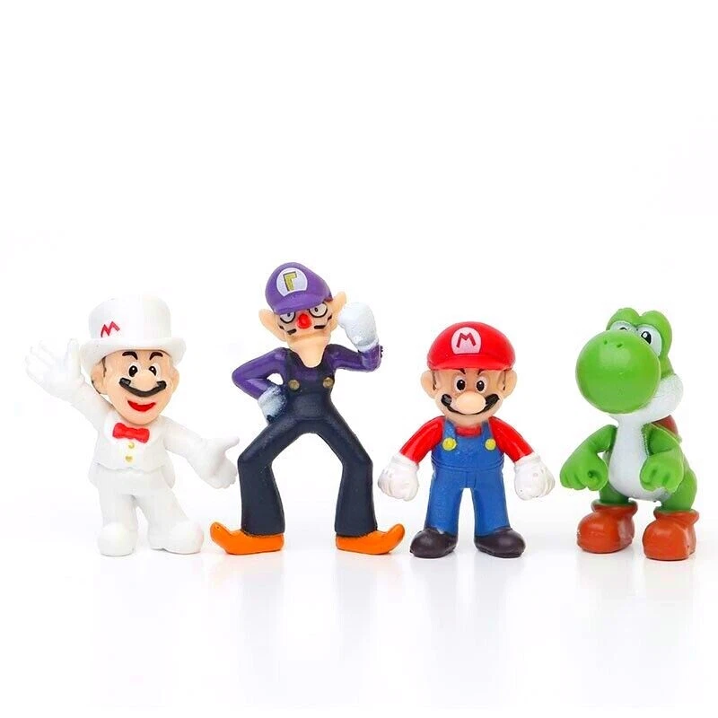 NEW 48 PCS SUPER MARIO BROS ACTION FIGURES FIGURINES SET CAKE TOPPER DECOR TOY - image 4 of 4