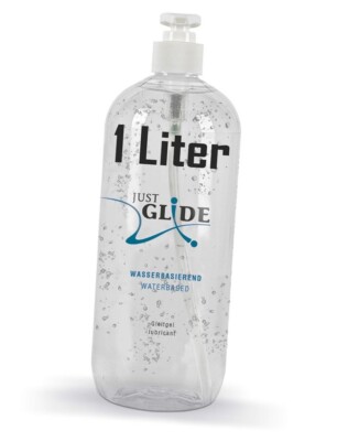 Gleitgel Wasserbasis 1000ml Gleitmittel JUST GLIDE  Sex Lubrikant Sexgel Vegan