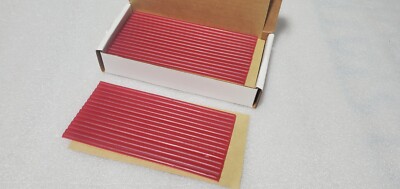 8oz Red Utility Wax Sticks Soft Wax 6'' x 3/16'' Thick Justi-Red by Ferris Freeman