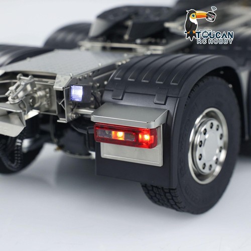 Coche tractor control remoto 10x10 1/14 FH750 FH16 chasis de metal modelo de camión RTR - Imagen 19 de 24