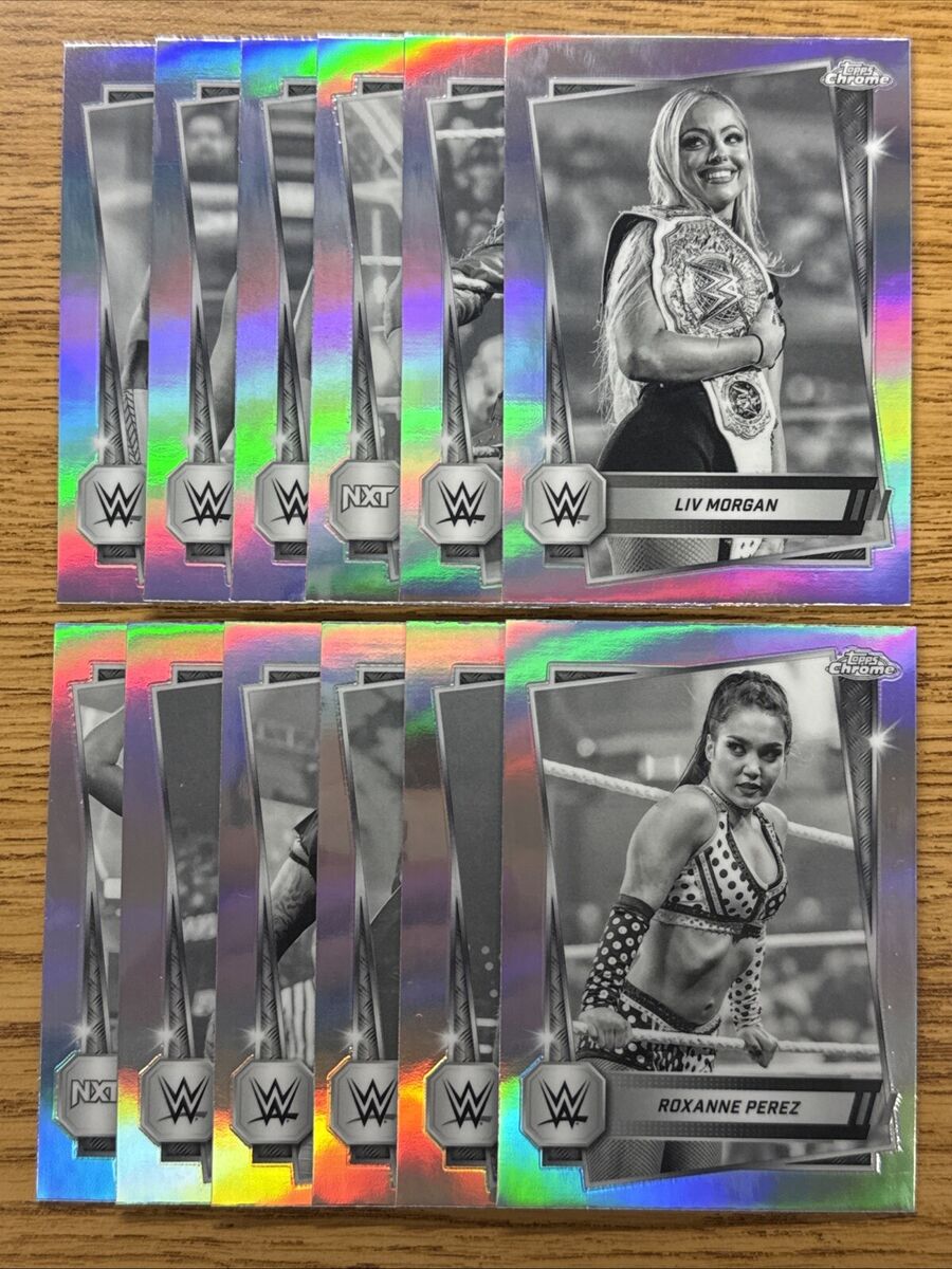 SEPIA REFRACTOR 2025 Topps Chrome WWE Wrestling Base Cards SEPIA REFRACTOR 2025 Topps Chrome WWE Wrestling Base Cards