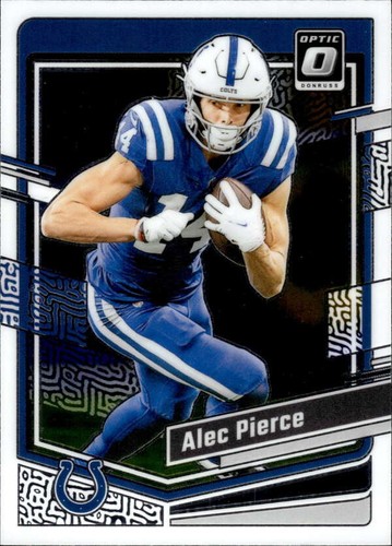 Carte à Collectionner Alec Pierce (Colts) – Patch Rookie White Gold 2023 Panini, #'d/299