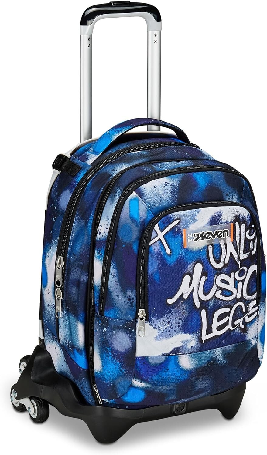 SEVEN Trolley Scuola Jack Detach 3 Ruote