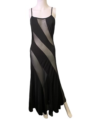 Fredericks of Hollywood Vintage Slip Night Gown Size Large Mesh Adjustable  Strap | eBay