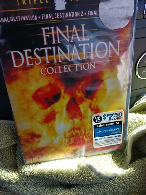 Final Destination 1, 2, 3 - Triple Feature DVD New Sealed, STICKER, DTS ES 6.1