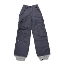 Turbine Boardwear Snow Pants Cargo Gray Boys Youth Small Skiing Waterproof E408