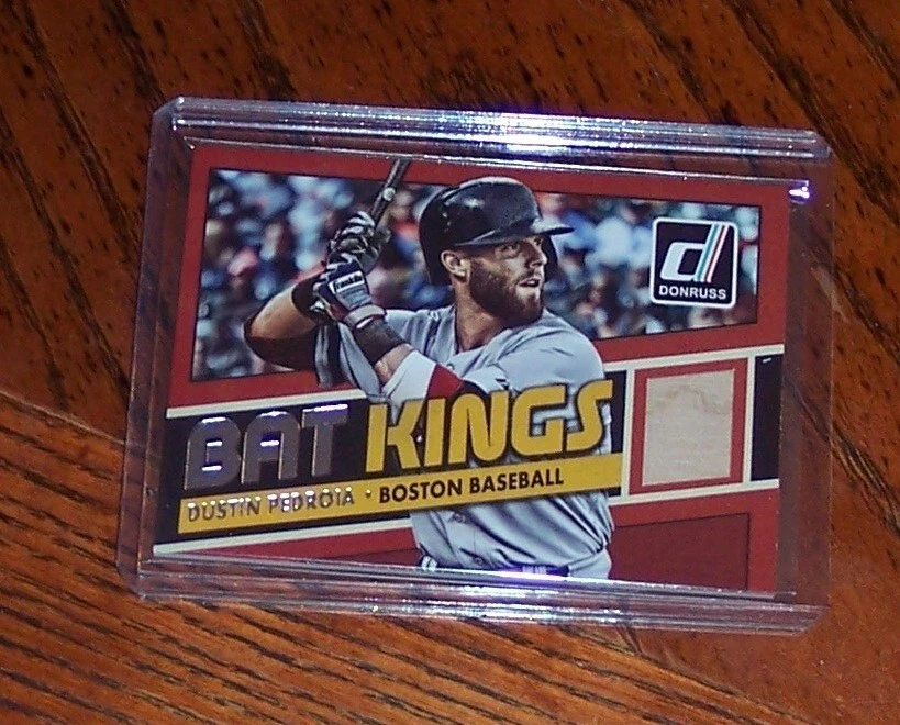 2015 Panini Donruss Bat Kings Dustin Pedroia #9 - Image 3 of 3