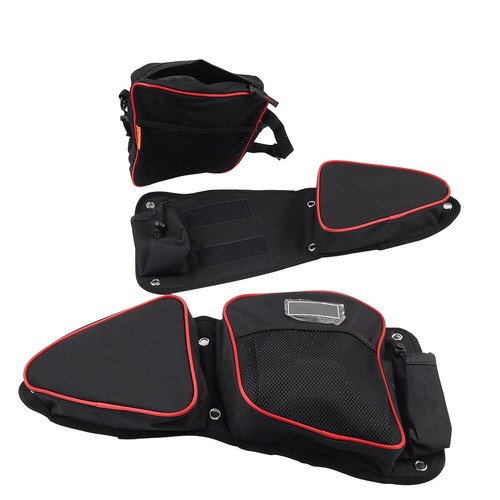 porte laterali anteriori tasche portaoggetti per Polaris RZR XP 4 1000 Turbo S 900 - Foto 10 di 12