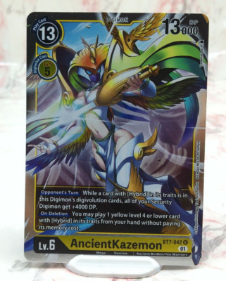 digimon bt7 card list price Beowolfmon [BT7-025] [Next Adventure Pre-Release Cards] [Security Attack +2] (This Digimon checks 2 additional security cards) [When Digivolving] Delete 1 of your opponents Digimon. Digimon Card - AncientKazemon BT7-042