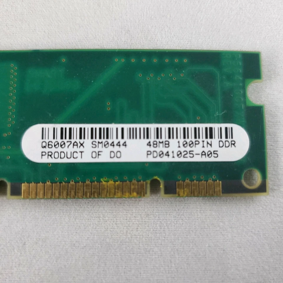 HP Q6007-60002 / Q6007AX DDR 100 Pin SDRAM 48MB Memory for LaserJet 2400 Printer - Image 3 of 4
