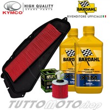 Tagliando KYMCO XCiting 400 i S TCS E5 2021 2022 2023 2024/Olio Bardahl + Filtri