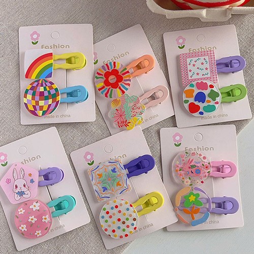 2-Teiliges Haarspangen-Zubehör-Set Für Kinder Mädchen Babys Kleinkinder : - Bild 5 von 25
