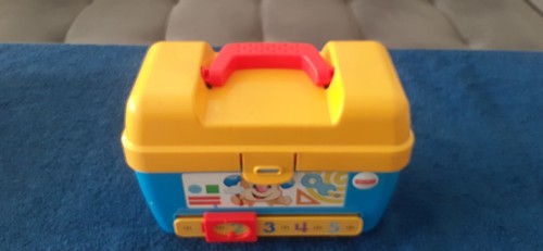 ~ Fisher-Price ~ Interaktives Baby Spielzeug Werkzeugkoffer mit Ton & Musik - Bild 2 von 8