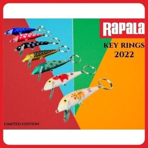 New RAPALA COLLECTORS Fishing Lure 2022 Countdown 7 Key Rings