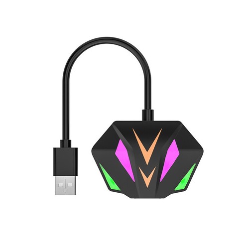 USB/Type-C To RJ45 Network Cable Adapter With RGB Atmosphere Lamp For Laptop - Afbeelding 8 van 22