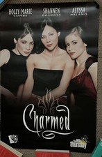 PÓSTER DE LANZAMIENTO McGowan CHARMED WB Shannen Doherty ALYSSA MILANO Holly Marie Combs